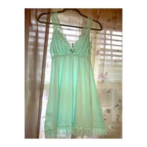 Babydoll lingerie with robe